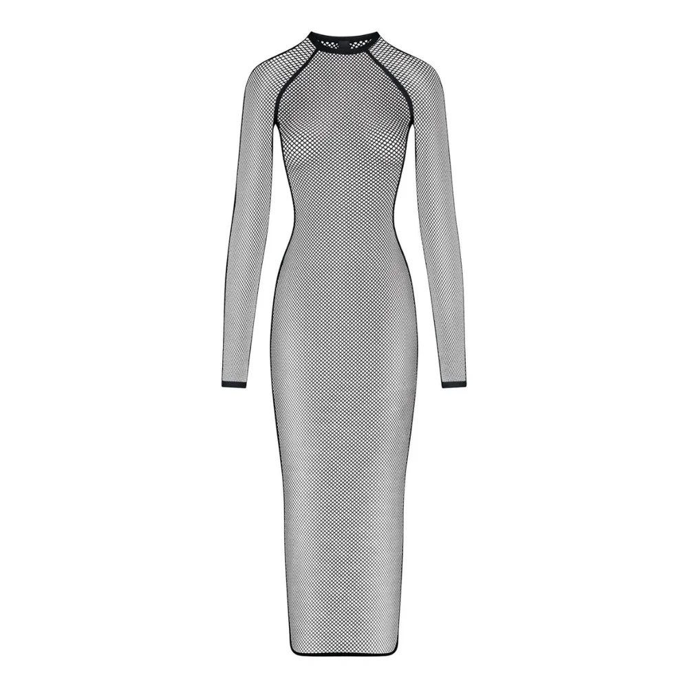NWOT SKIMS WARP KNIT COVER UPLONG SLEEVE DRESS SIZE XXS-S